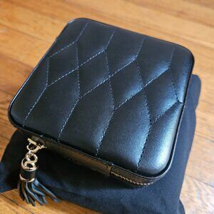 WOLF Leather Caroline Zip Travel Jewelry Case